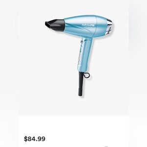 BaBylissPRO Nano Titanium Travel Hair Dryer in Light Blue